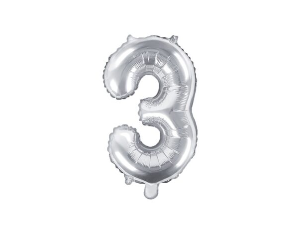 Ballon - Folie - 3 - Sølv