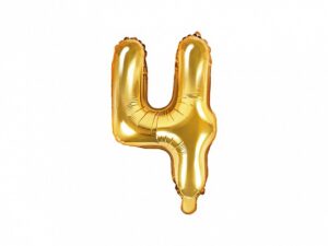Ballon - Folie - 4 - Guld