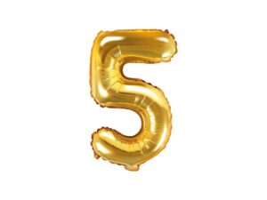 Ballon - Folie - 5 - Guld