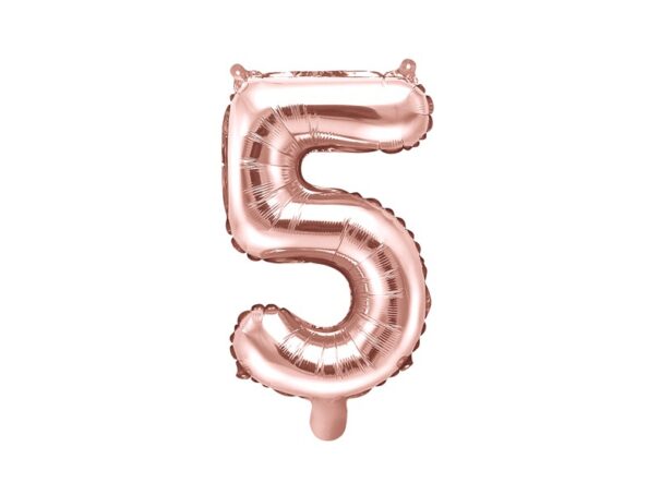 Ballon - Folie - 5 - Rosa - 35 cm.