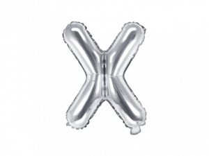 Ballon - Folie - X - Sølv