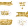 Foto Rekvisitter - Babyshower - 6 Stk - Image 2