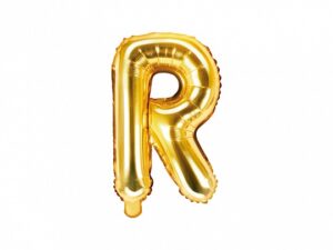 Ballon - Folie - R - Guld