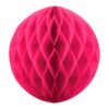 Honeycomb Ball - Mørk Pink - 20 cm