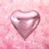 Ballon - Folie - Hjerte - Pink - Image 2