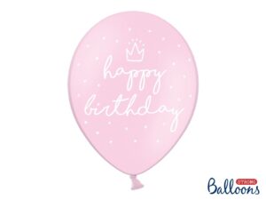 Ballon - Happy birthday - Pink - 1 Stk