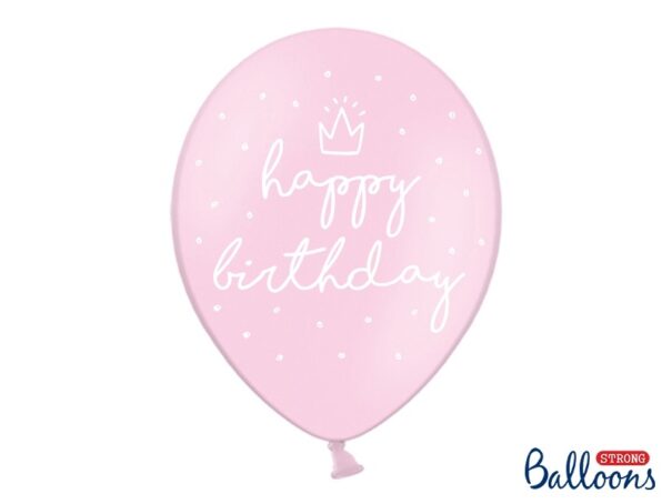 Ballon - Happy birthday - Pink - 1 Stk