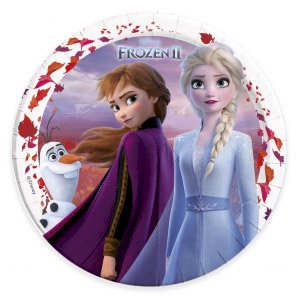 Tallerkner - Frost 2 - Elsa & Anna - 8 Stk.