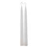 Stagelys - Hvid - 25 cm.
