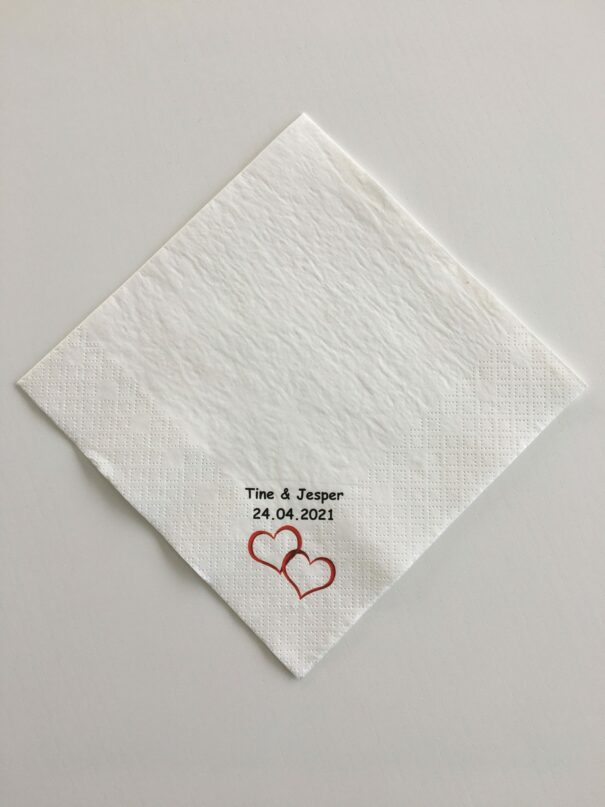 Servietter - Hvid - 33 x 33 - Image 9