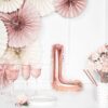 Ballon - Folie - L - Rosa/Guld - Image 3