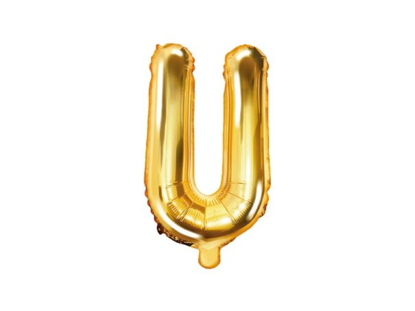 Ballon - Folie - U - Guld