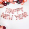 Ballon - Folie - Y - Rosa/Guld - Image 4
