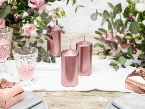 Bloklys - Rosa/Guld - Image 2