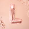 Ballon - Folie - L - Rosa/Guld - Image 2