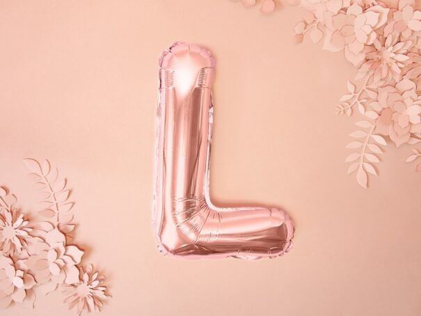 Ballon - Folie - L - Rosa/Guld - Image 2