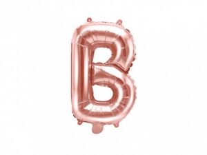Ballon - Folie -B - Rosa/Guld