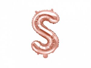 Ballon - Folie - S - Rosa/Guld