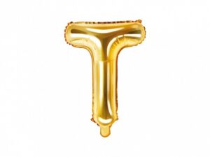 Ballon - Folie - T - Guld