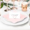Bordkort Holder - Rosa/Guld - 10 Stk. - Image 2