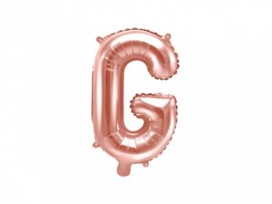 Ballon - Folie - G - Rosa/Guld