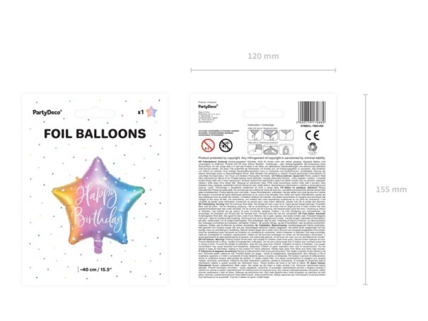 Ballon - Folie - Happy Birthday - Image 2