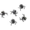 Halloween - Plast Edderkopper - 10 Stk.