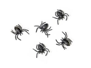 Halloween - Plast Edderkopper - 10 Stk.