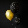 Halloween - Ballon - Flagermus - Sort/Guld - 6 Stk. - Image 2