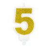 Kagelys - 5 tal - Guld