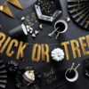 Halloween - Vifter - Edderkopper - Sort/Guld - 2 Stk. - Image 3
