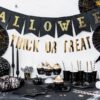Halloween - Tallerkner - Flagermus - Sort/Guld - 6 Stk. - Image 4