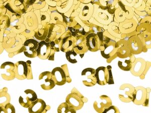 Konfetti - 30! - Guld