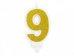 Kagelys - 9 tal - Guld