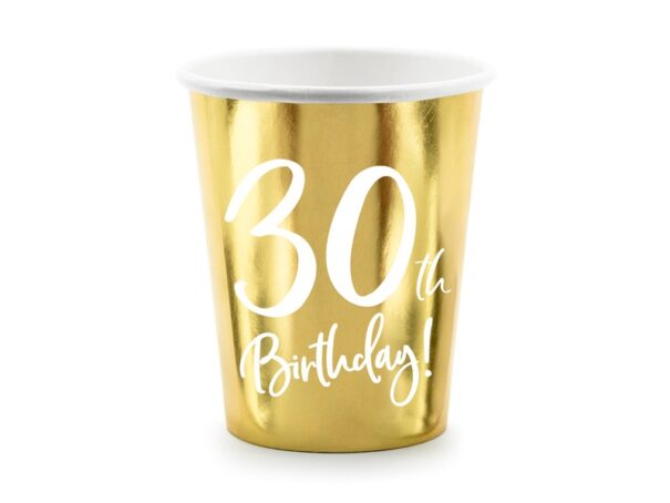 Kopper - 30 år - Guld/Hvid - 6 Stk. - Image 2