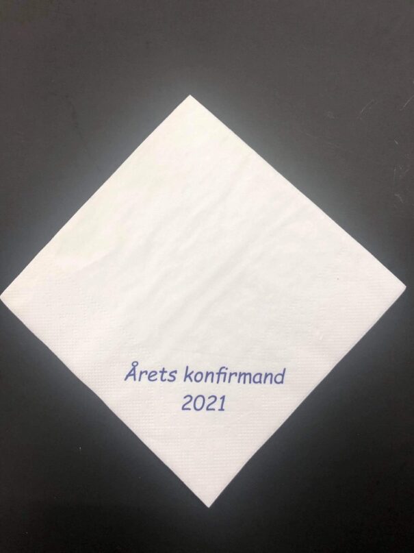 Servietter - Hvid - 25x25 - Image 3