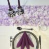 Servietter - Aubergine Lilla - Sovie - Klassisk gennemfarvet - 33 x 33 - Image 4