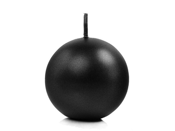 Kugle Lys - Sort - 6 cm