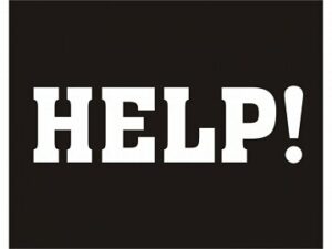 Klistermærker Til Sko - Help!