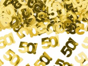 Konfetti - 50! - Guld