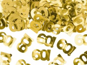 Konfetti - 60! - Guld