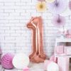 Ballon - Folie - 1 - Rosaguld - 86 cm. - Image 2