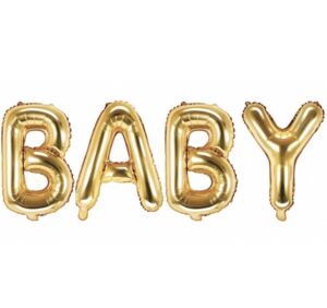 Ballon - Folie - BABY - Guld