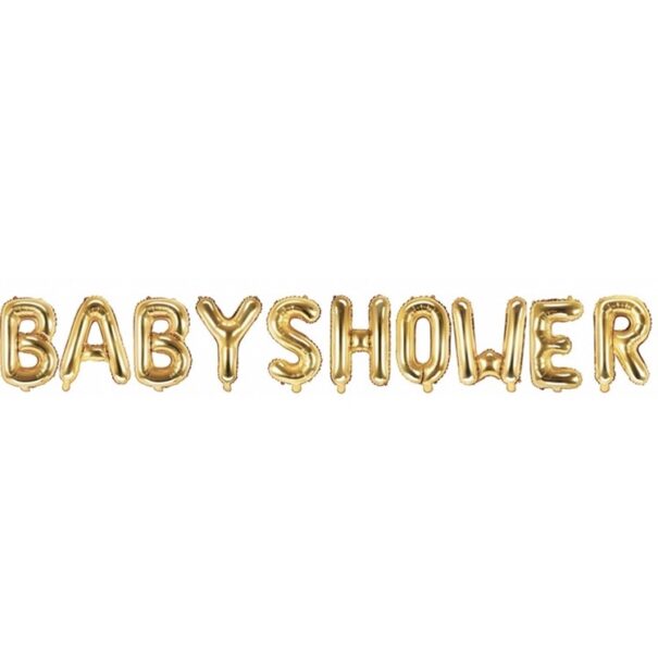 Ballon - Folie - BABYSHOWER - Guld