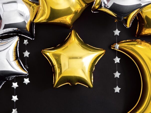 Ballon - Folie - Stjerne - Guld - Image 4