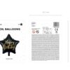Ballon - Folie - Happy Birthday - Sort - Image 3
