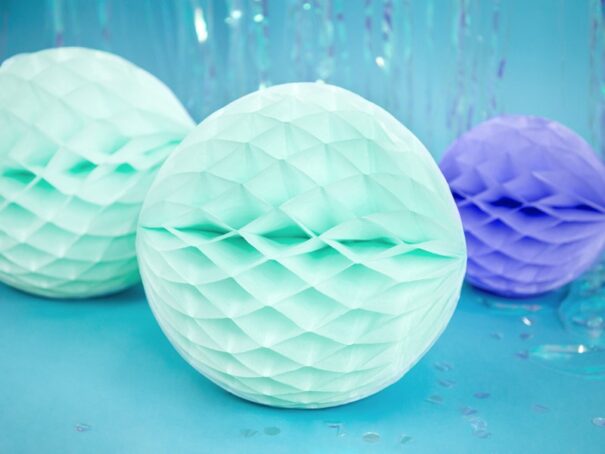 Honeycomb Ball - Mint grøn - 20 cm. - Image 3