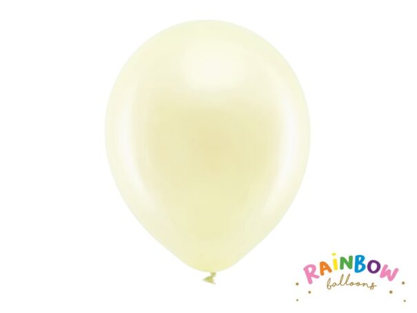 Ballon - Metal Creme - 30 cm
