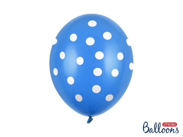 Ballon - Prikker - Blå