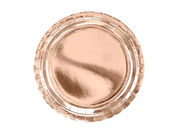 Tallerkner - Rosa/Guld - 6 stk. - Image 2